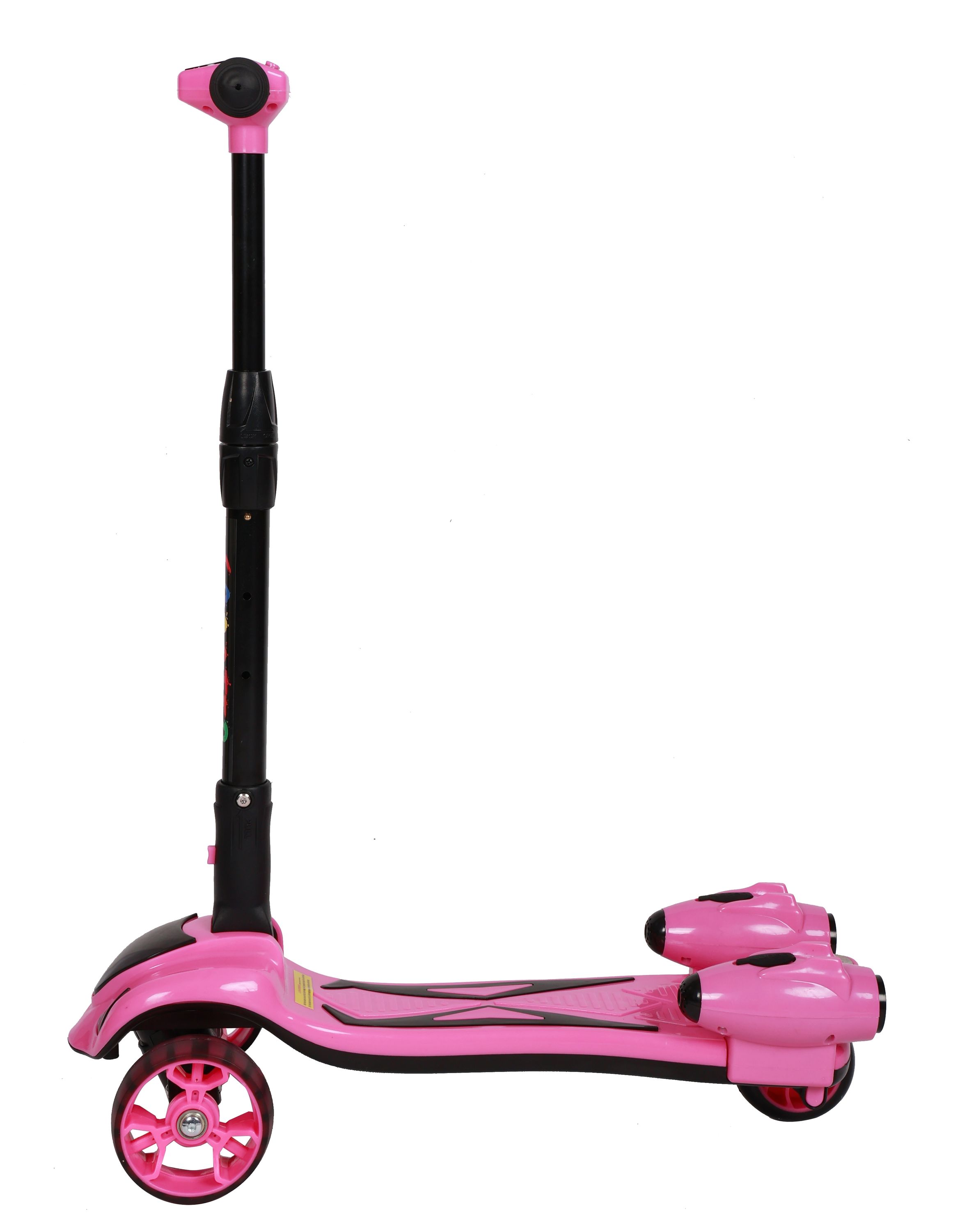 Scooter LED MUSIC Kids pink
