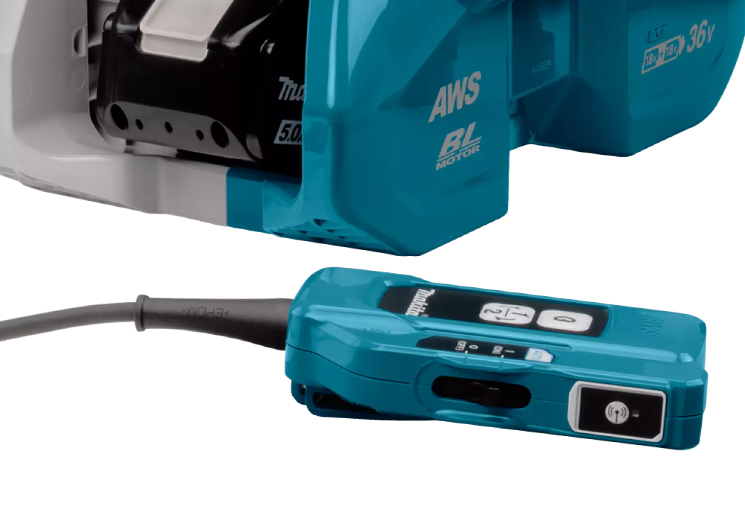 Makita DVC665ZU 2x18V Li-Ion rugstofzuiger body incl. accessoires - 1800L/min - 110mbar - koolborstelloos