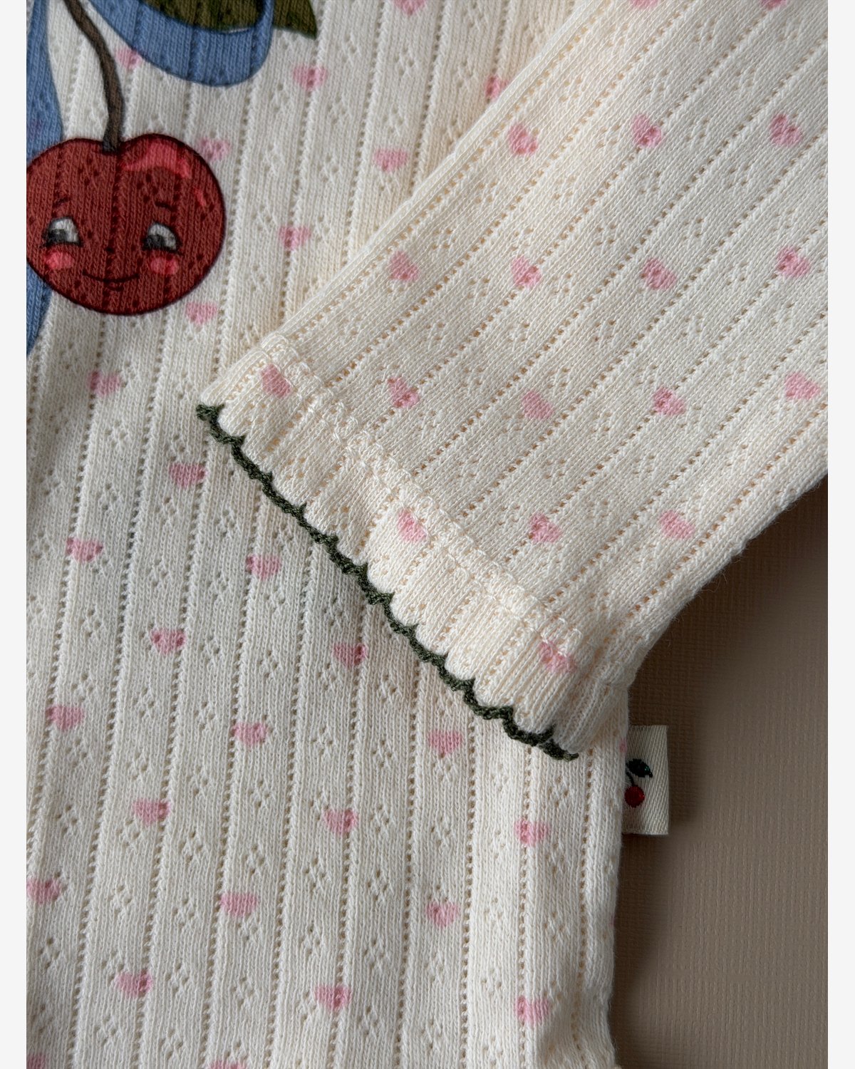 Body m/ Print – 100% Øko Bomull, Pointelle | Minnie Body GOTS