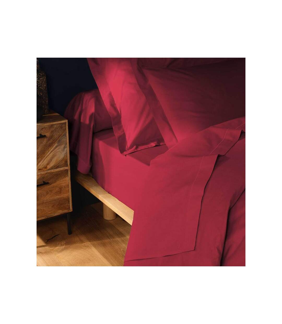 Taie d'Oreiller Lina 63x63cm Marsala