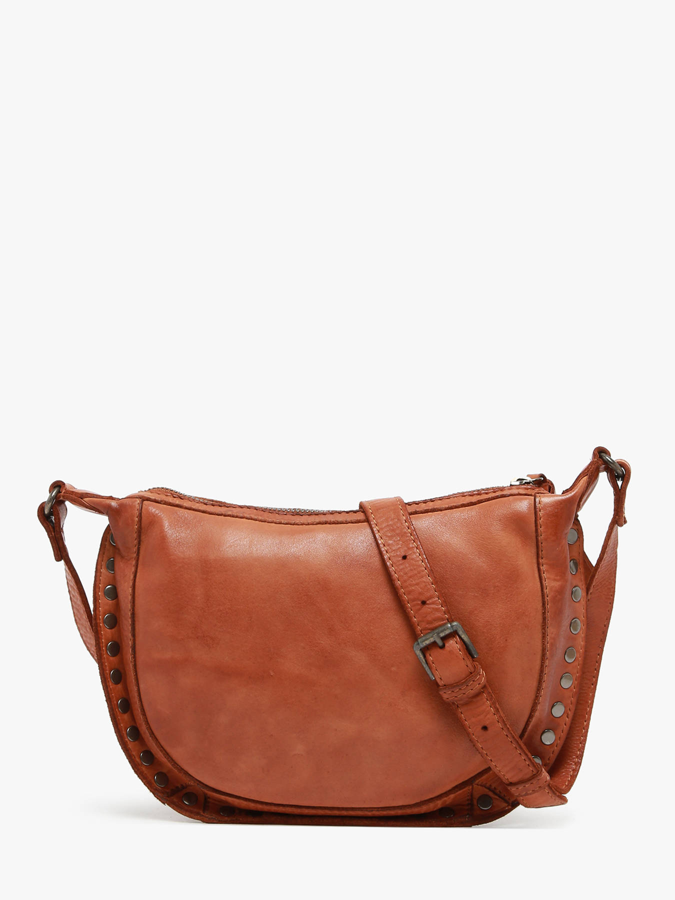 Sac bandoulire Barcelone cuir BASILIC PEPPER