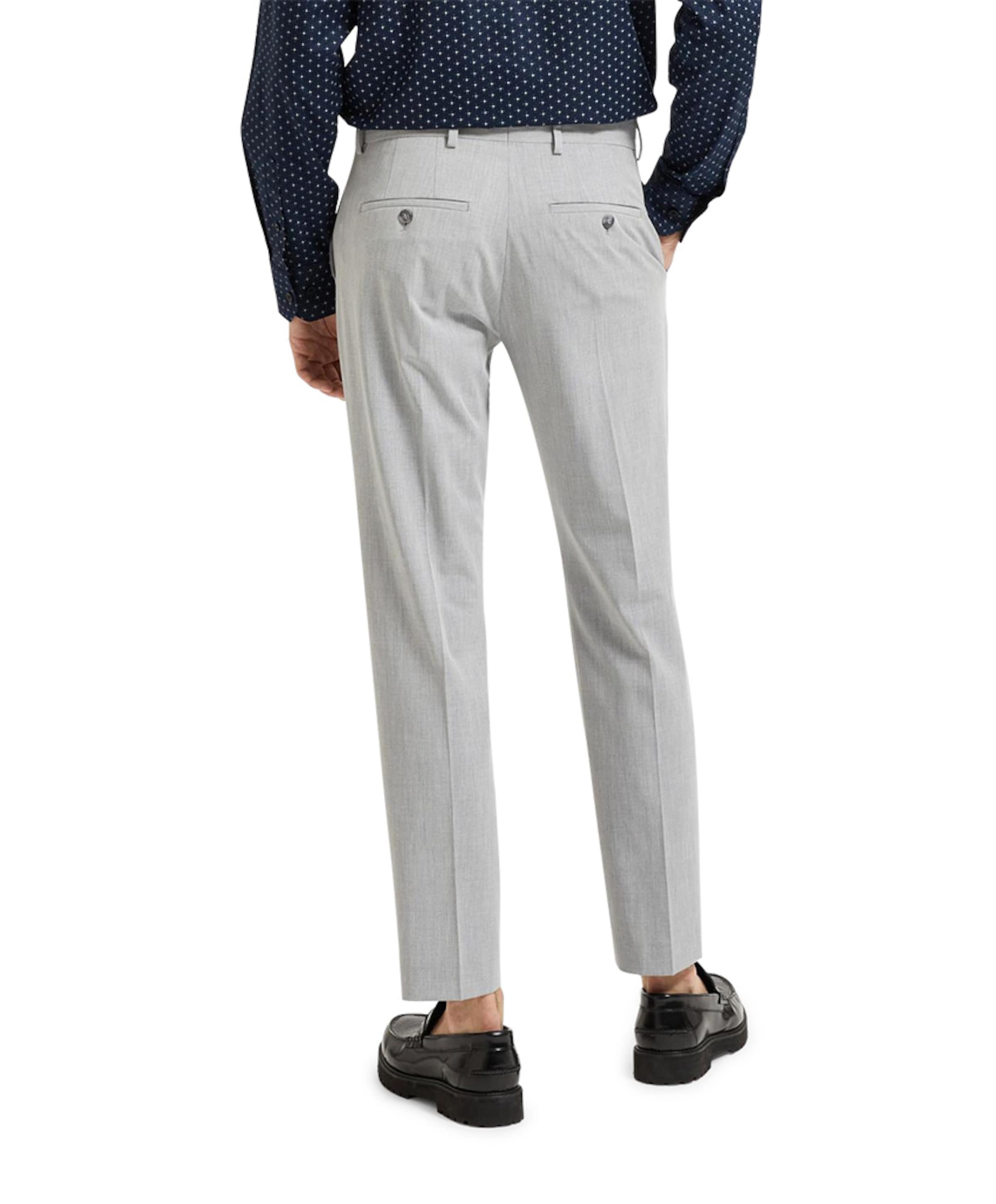 Selected SLHSLIM-LIAM TRS FLEX NOOS heren pantalon grijs