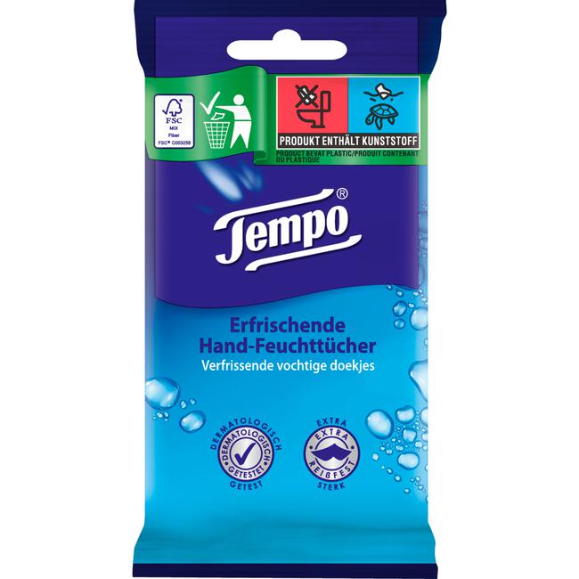 Tempo Fresh To Go Classic Vochtige Doekjes 10 stuks