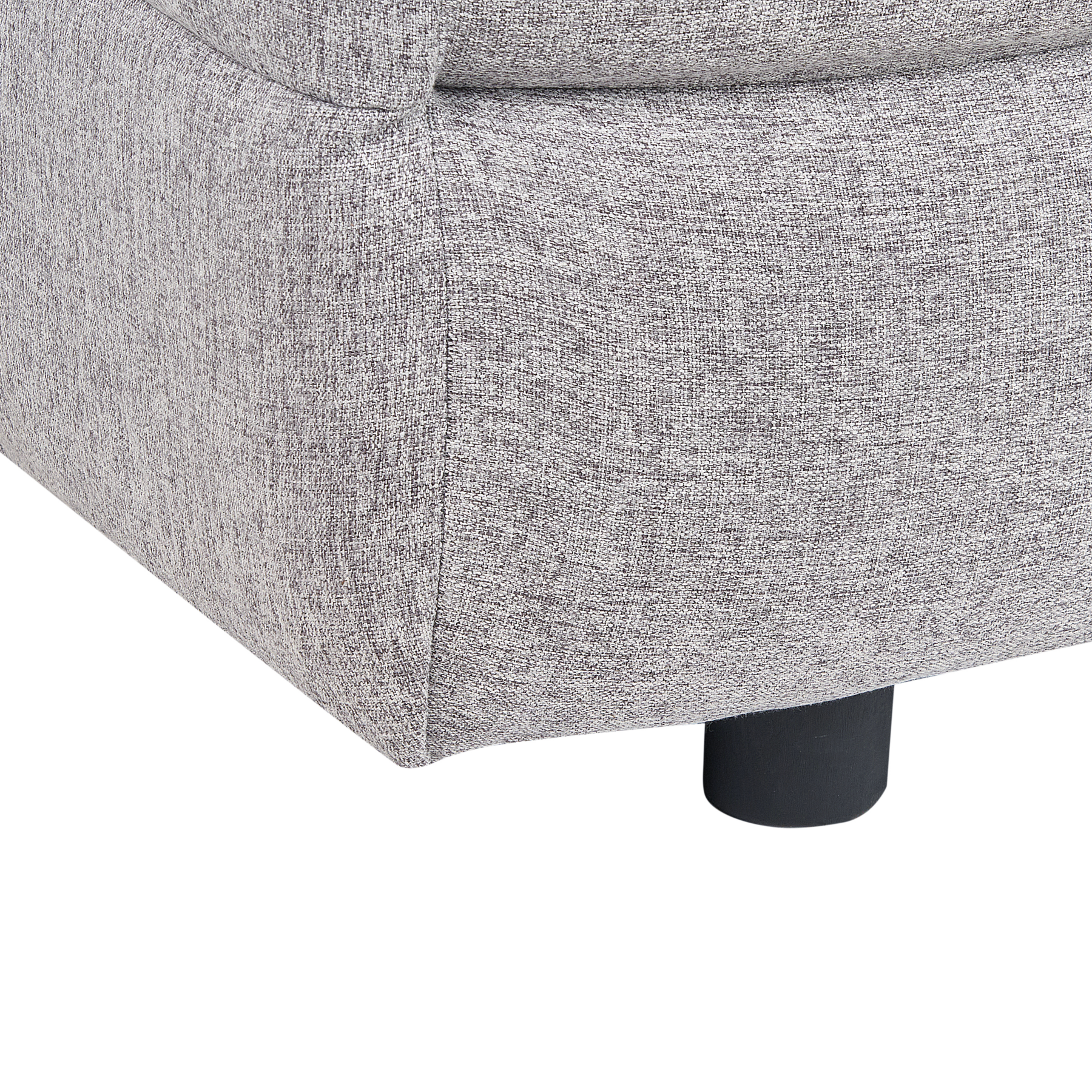 Beliani - MULLOLA - Driezitsbank - Lichtgrijs - Polyester