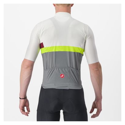 Maillot Manches Courtes Castelli A Blocco Multicouleur