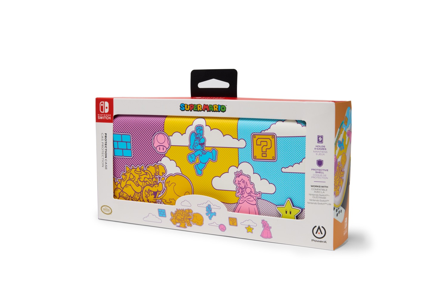 PowerA Protection Case- Mushroom Kingdom Pop Art (Nintendo Switch/Lite)
