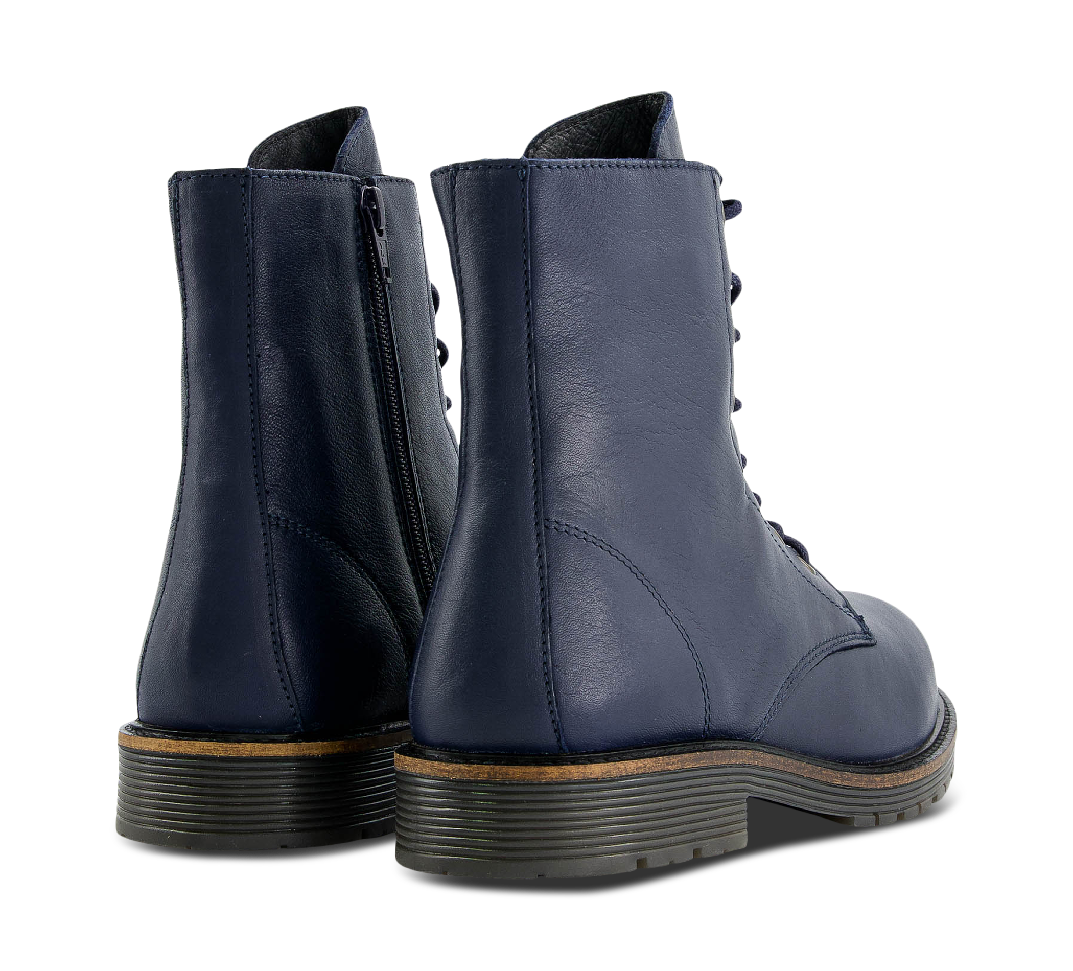 1874 by Walder Schnürstiefel blau