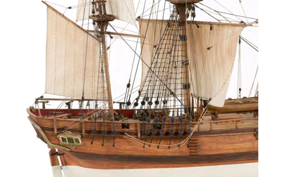 Bausatz Segelschiff HMS Bounty, 780 mm 1:50<br>Detailgetreuer Segelschiff Modellbausatz