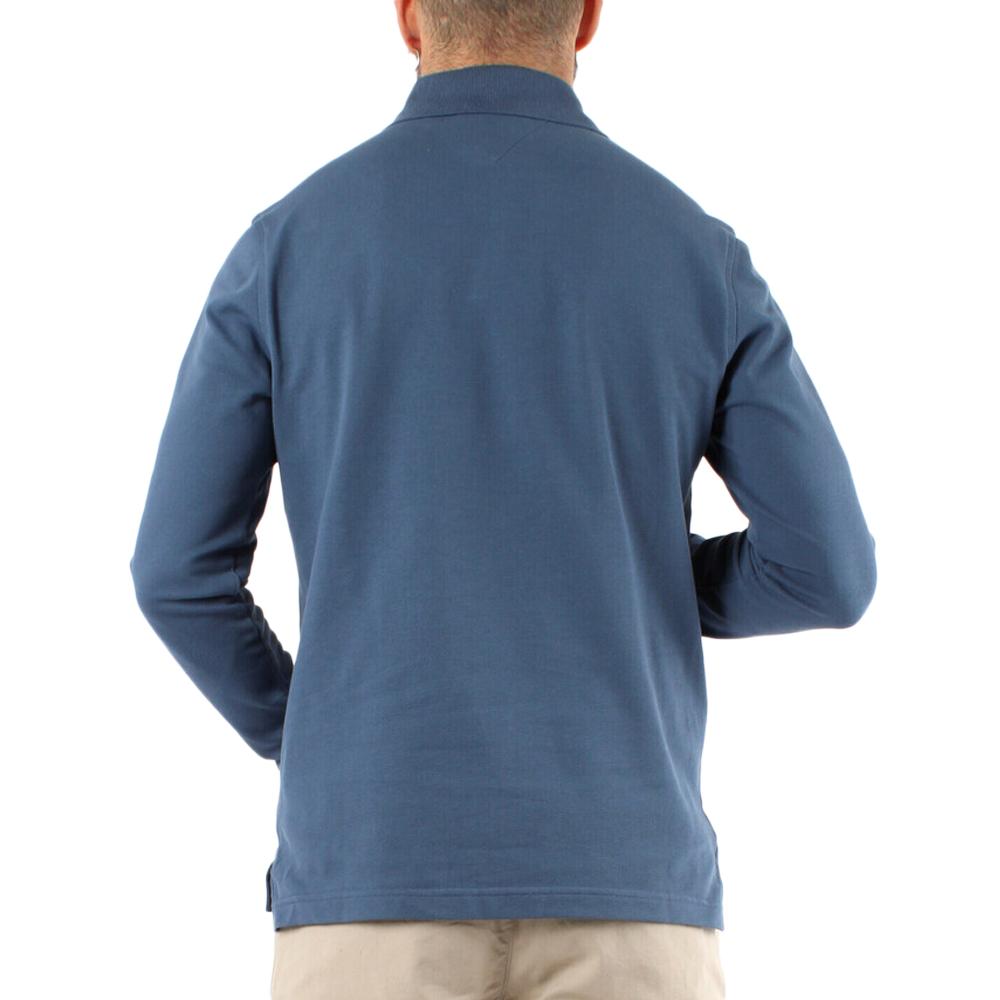 Tommy Hilfiger Polo Manches Longues Bleu Homme Tommy Hilfiger Aegean