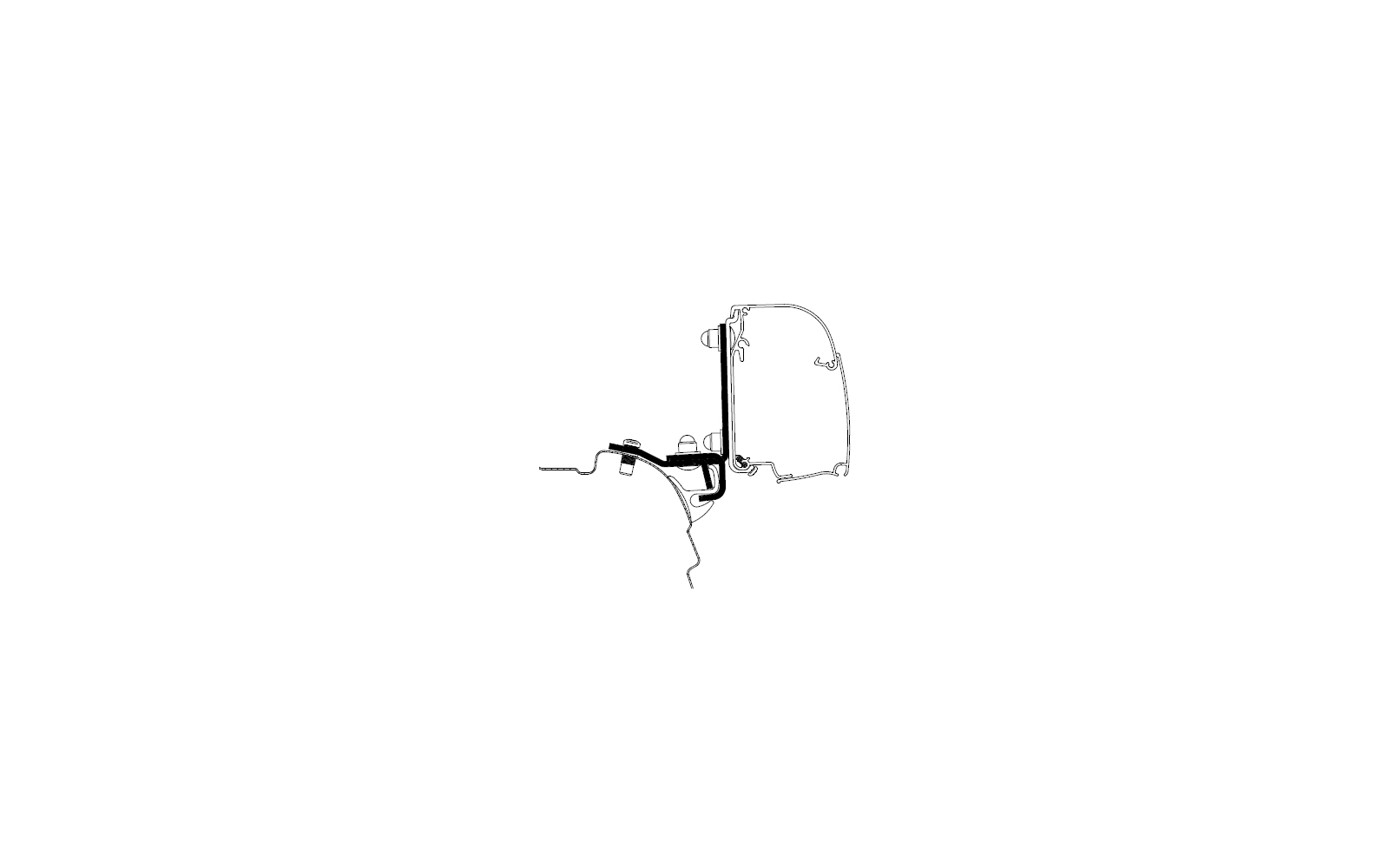 Thule Adapter Brandrup Top Rail G2 für T 4200