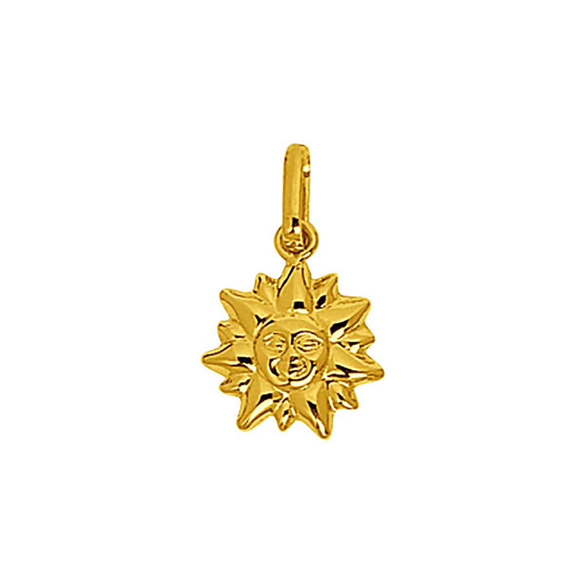Pendentif Brillaxis Soleil en or jaune 18 carats