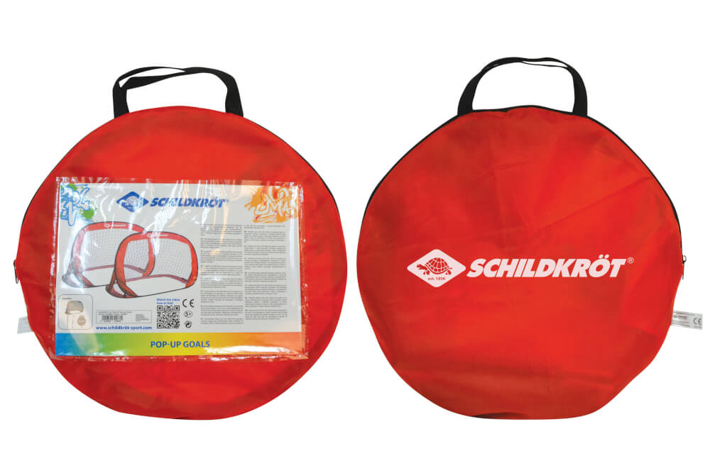 Schildkröt Funsports - POP-UP-GOALS (2er Set Tore im Carrybag) rot/schwarz