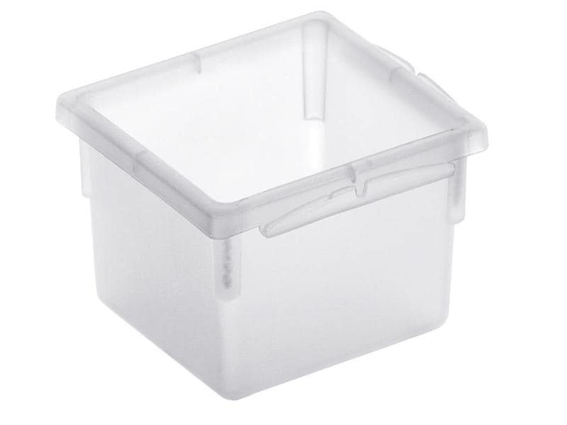 Rotho Ordnungssystem Basic 5, Stück, 8 x 8 cm Transparent Schubladeneinteiler zur systematischen Aufbewahrung