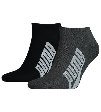 Puma AnkelStrømper - Sneaker - 2-pak - Sort/MørkGr?