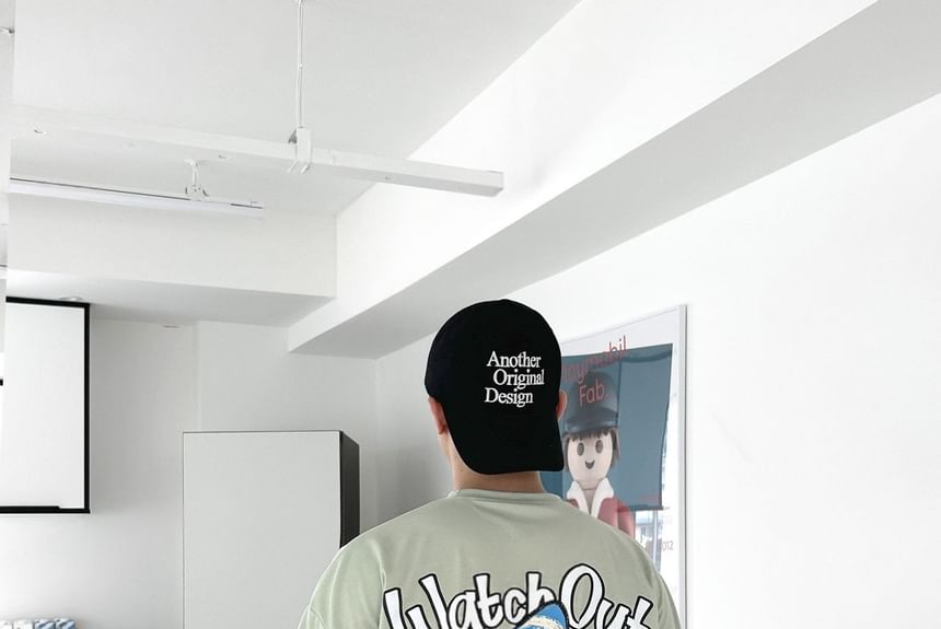 SeoulPop - T-shirt met korte mouwen en dierenprint en losse pasvorm