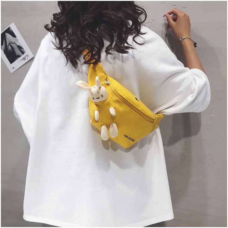 Velocia - Canvas heuptas met pluche letters