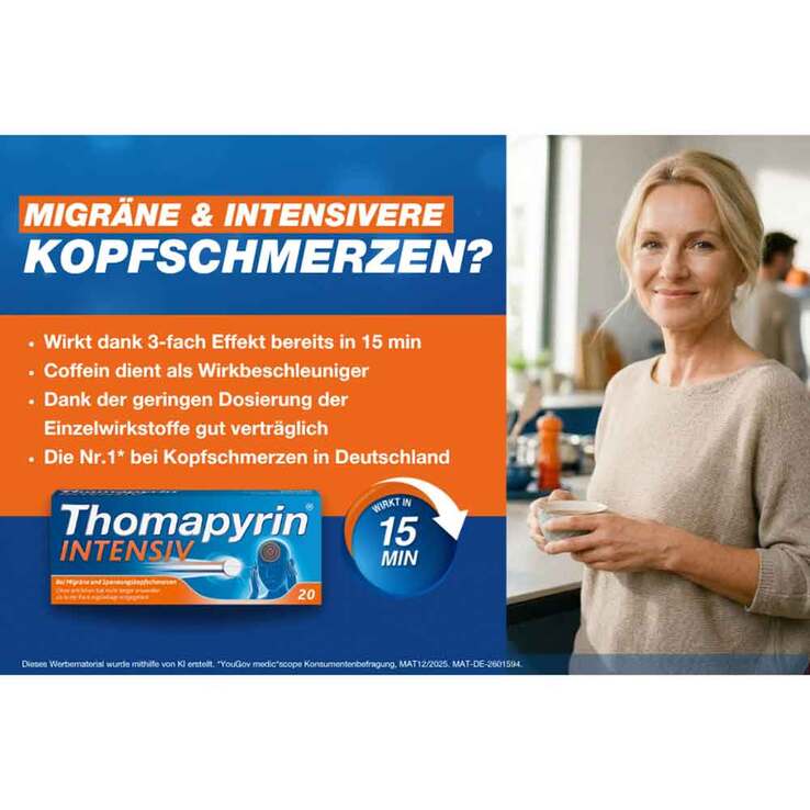 Thomapyrin INTENSIV Tabletten, 20 St