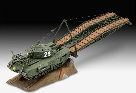 Revell - Churchill A.V.R.E. Tank Byggesæt - 1:76 - Level 4 - 63297