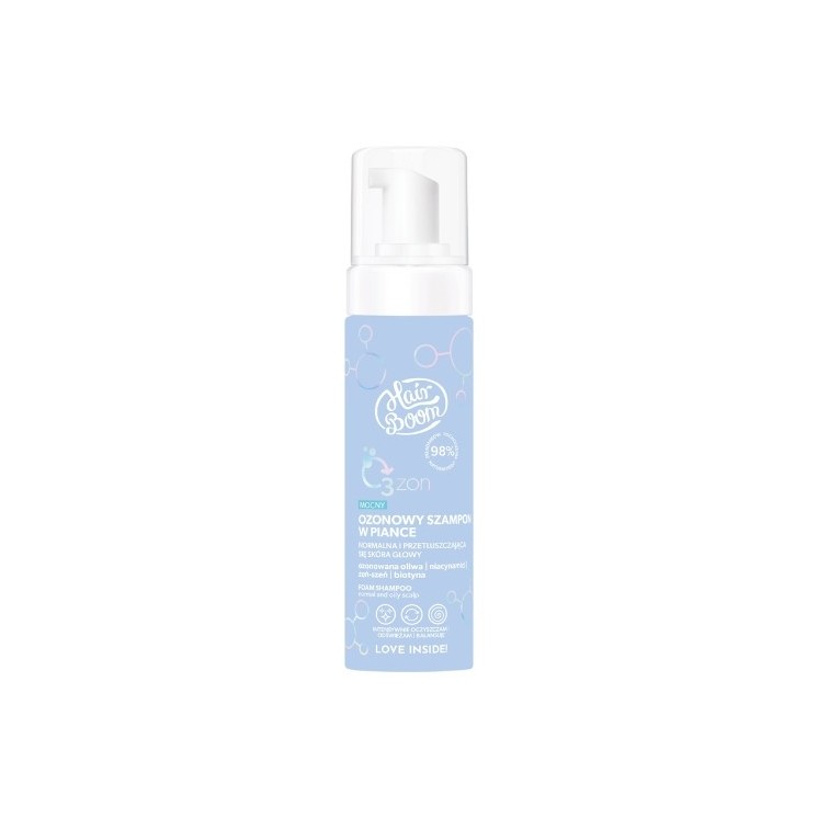 HairBoom O3ZON Starker Ozon-Shampooschaum 200 ml