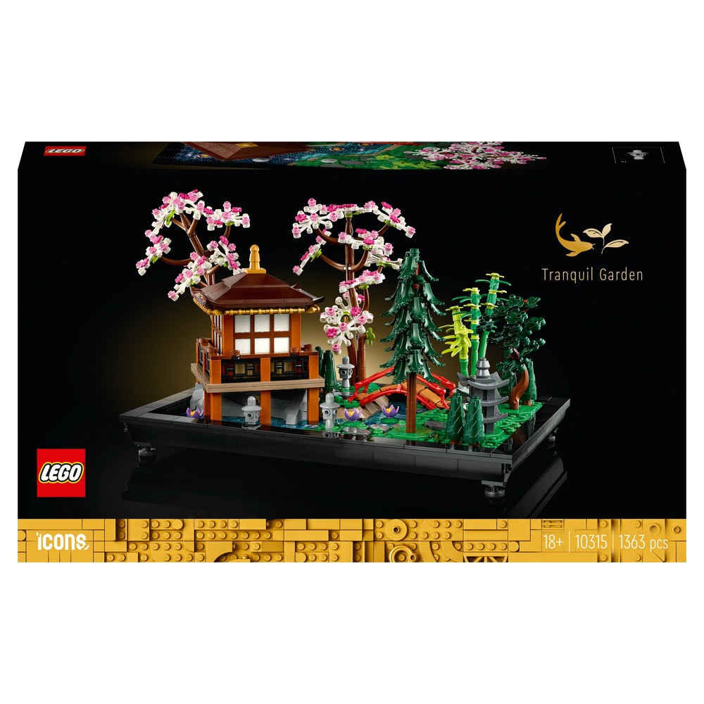LEGO Icons 10315 Botanisches Set „Ruhiger Garten“ für Erwachsene