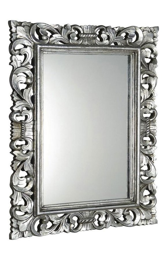 Sapho Scule barok spiegel met zilver omlijsting 70x100cm
