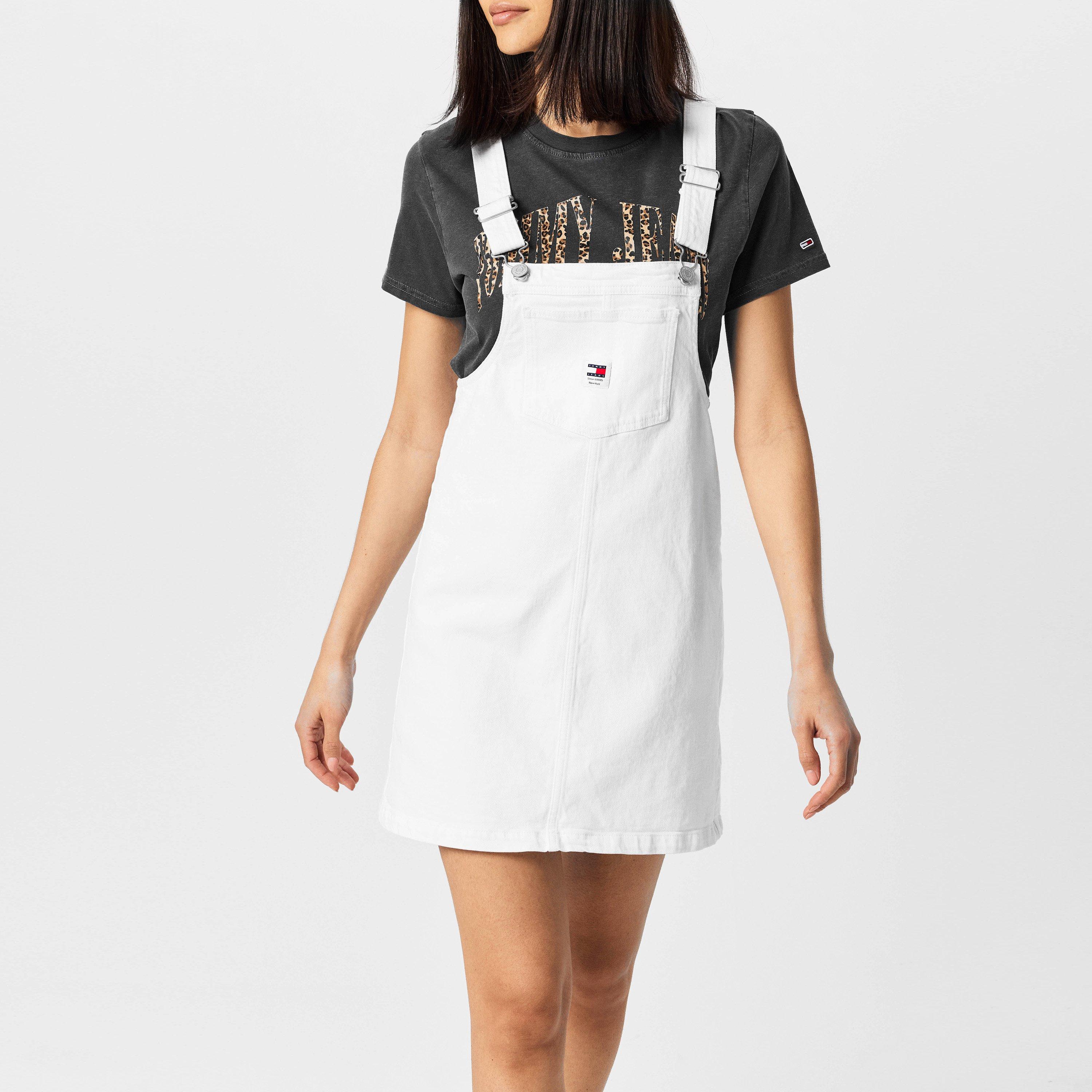 Tommy Jeans Pinafore Denim Dress