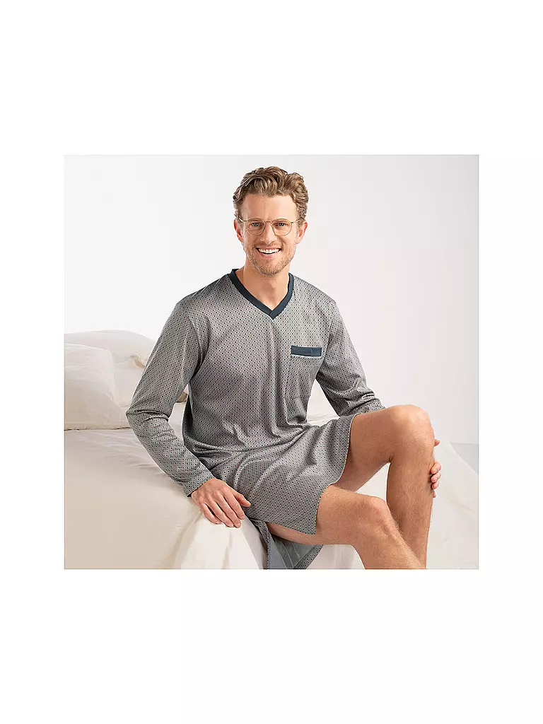 ISA Sleepshirt hellgrau