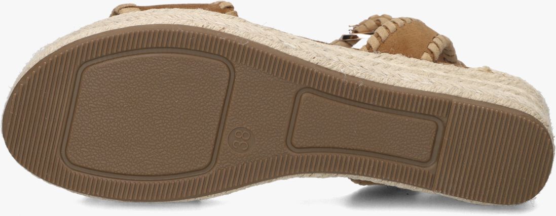 bruine ayana sandalen met hak 0047-58