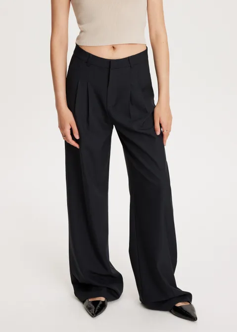 Wide leg pantalon blauw (BLW.D)
