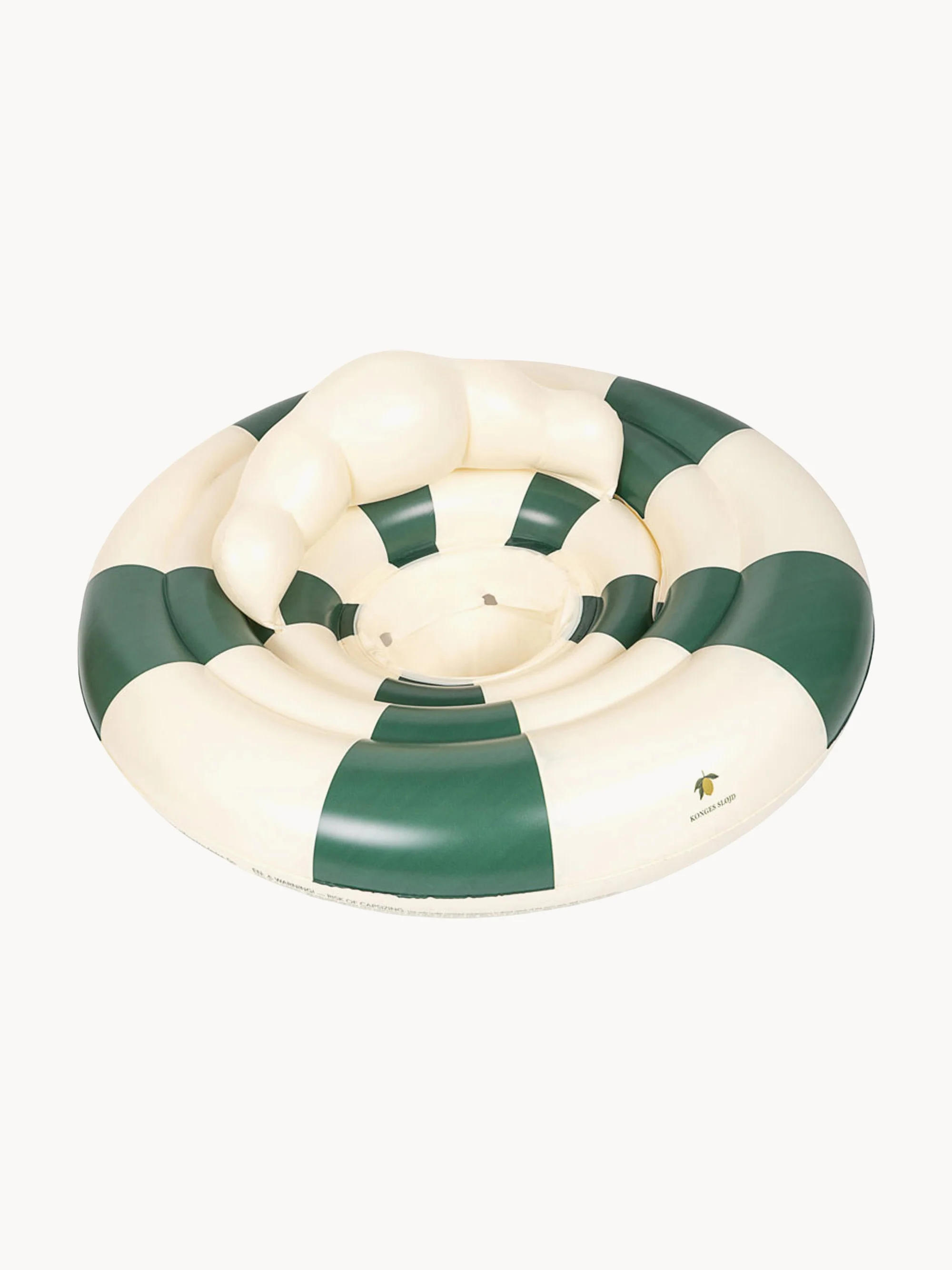 Babyzwemring Green Stripe