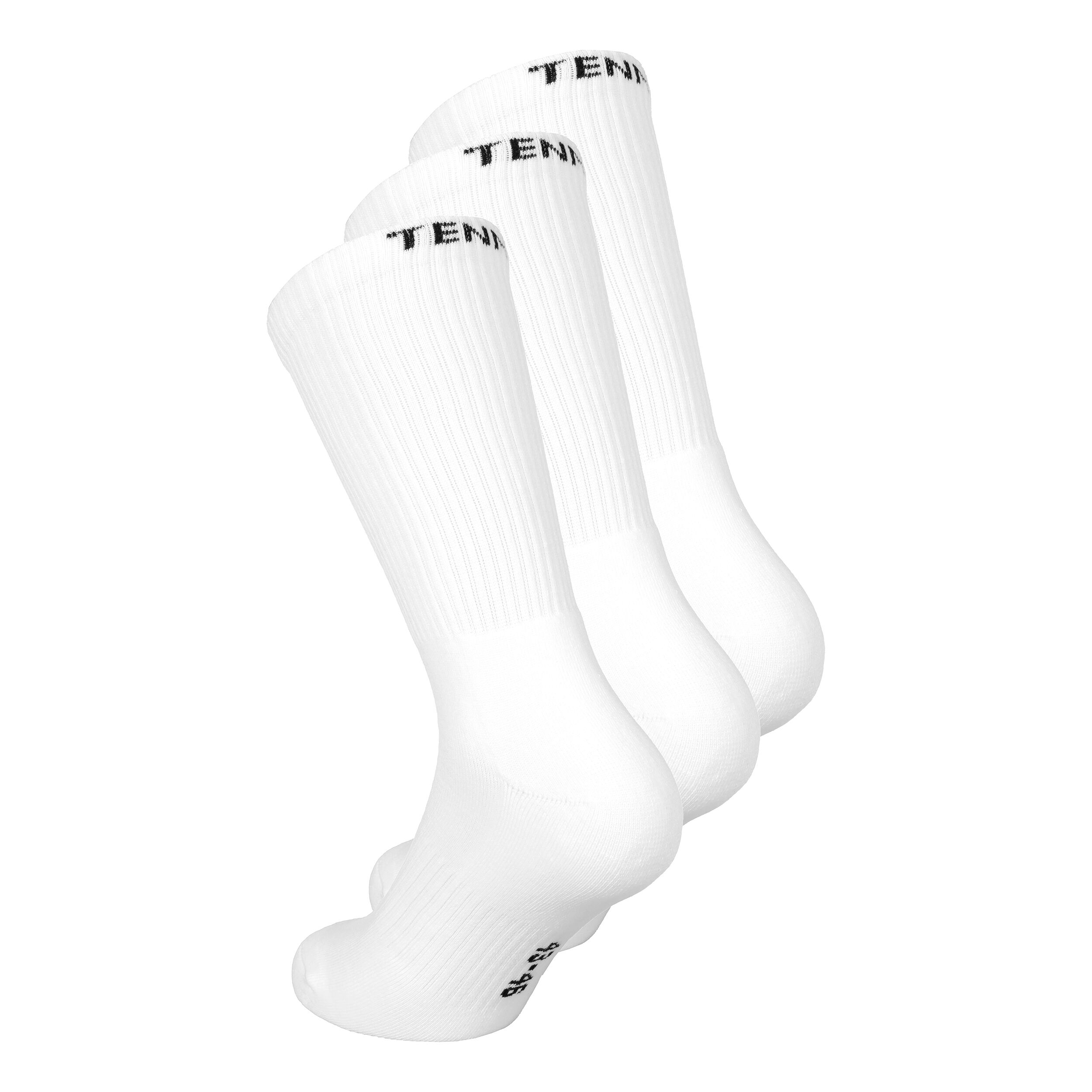 Tennis-Point Chaussettes De Tennis Pack De 3 - Blanc