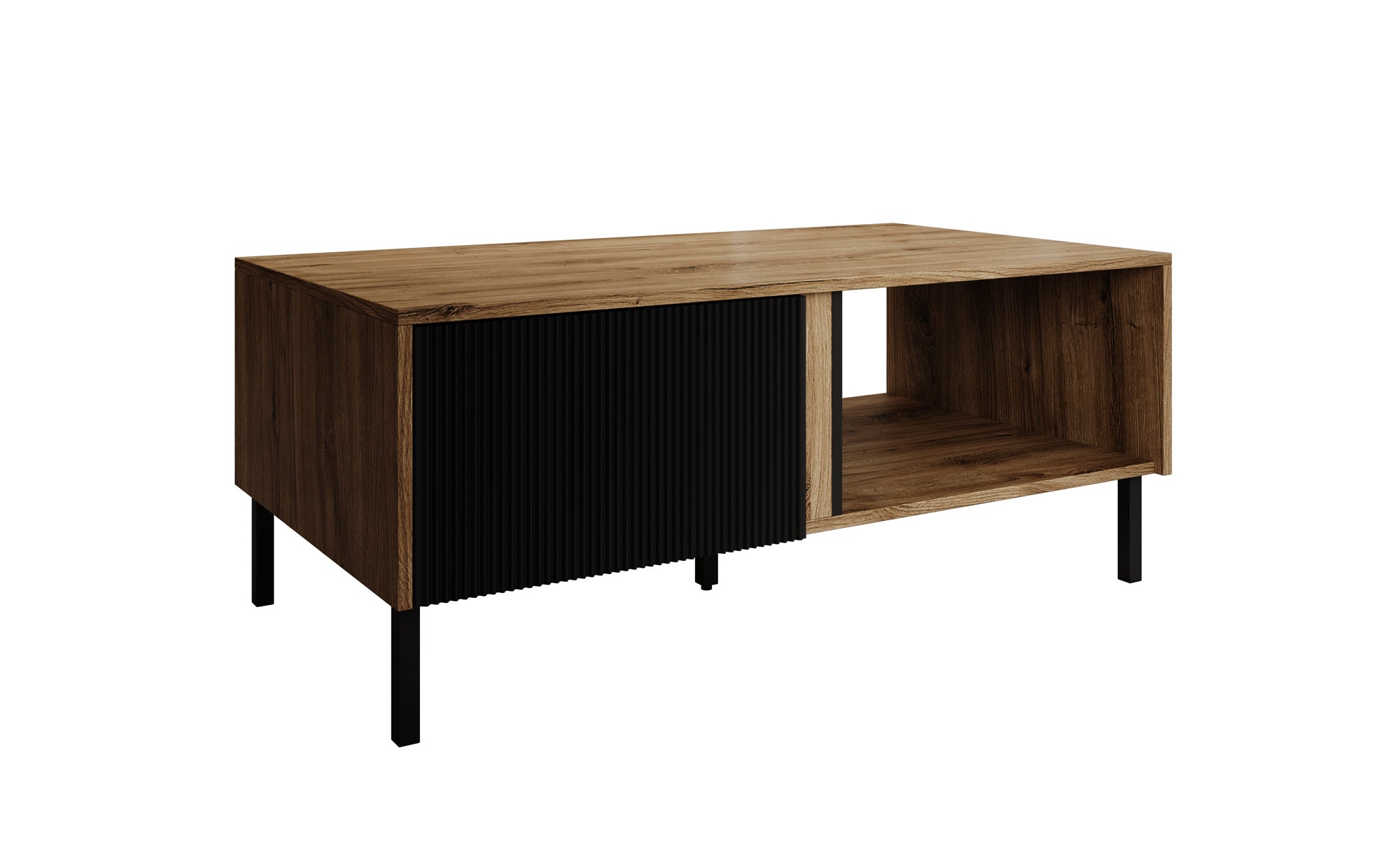 Margareth - Salontafel met opbergruimte - Eiken