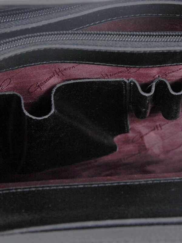 Serviette GÀrard Henon Atout 44 cm - 3 compartiments avec attache