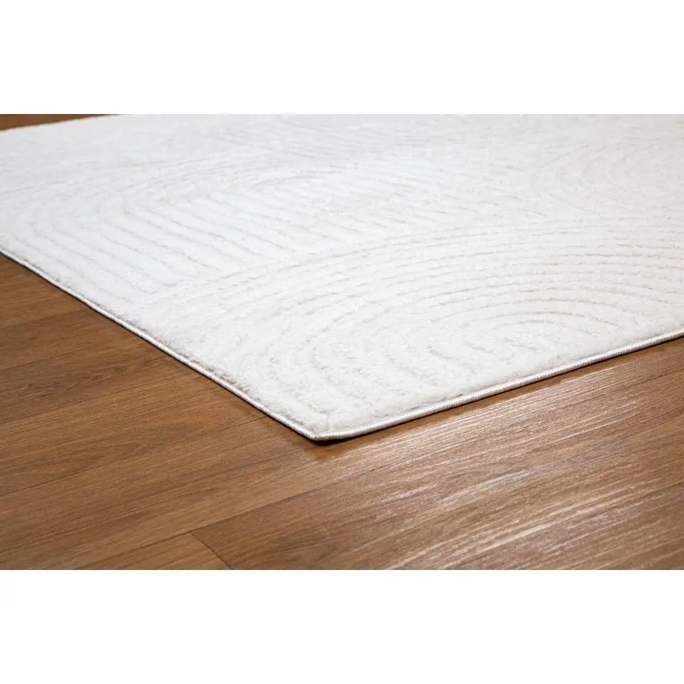Interieur05 Scandinavisch Vloerkleed Oskar Creme/Wit - 235 x 160 cm