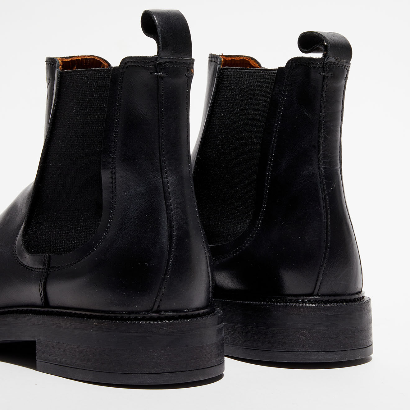 Hackett London Chelsea Boots en Cuir noires
