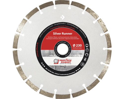 Diamantdoorslijpschijf Profitech Diamant Silver Runner Ø 115x22,23 mm