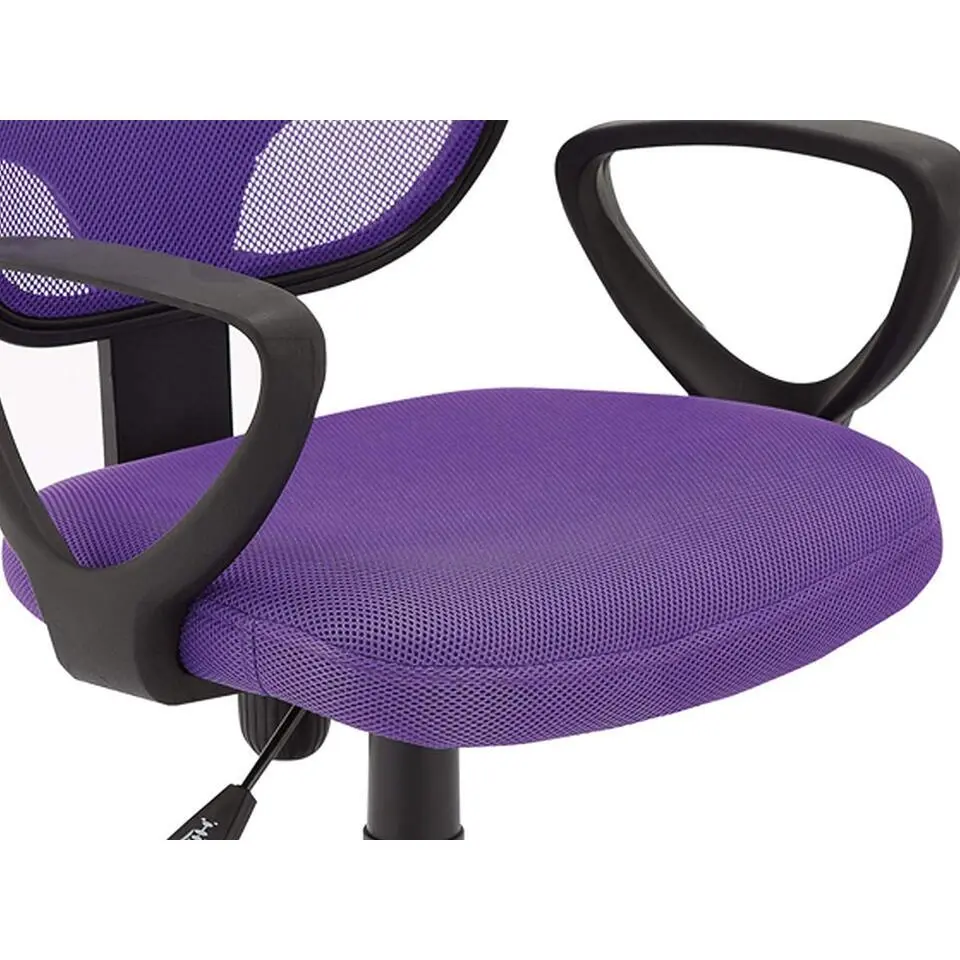 Bureaustoel Buritos - Solide, Verstelbaar en Ergonomisch - Lila