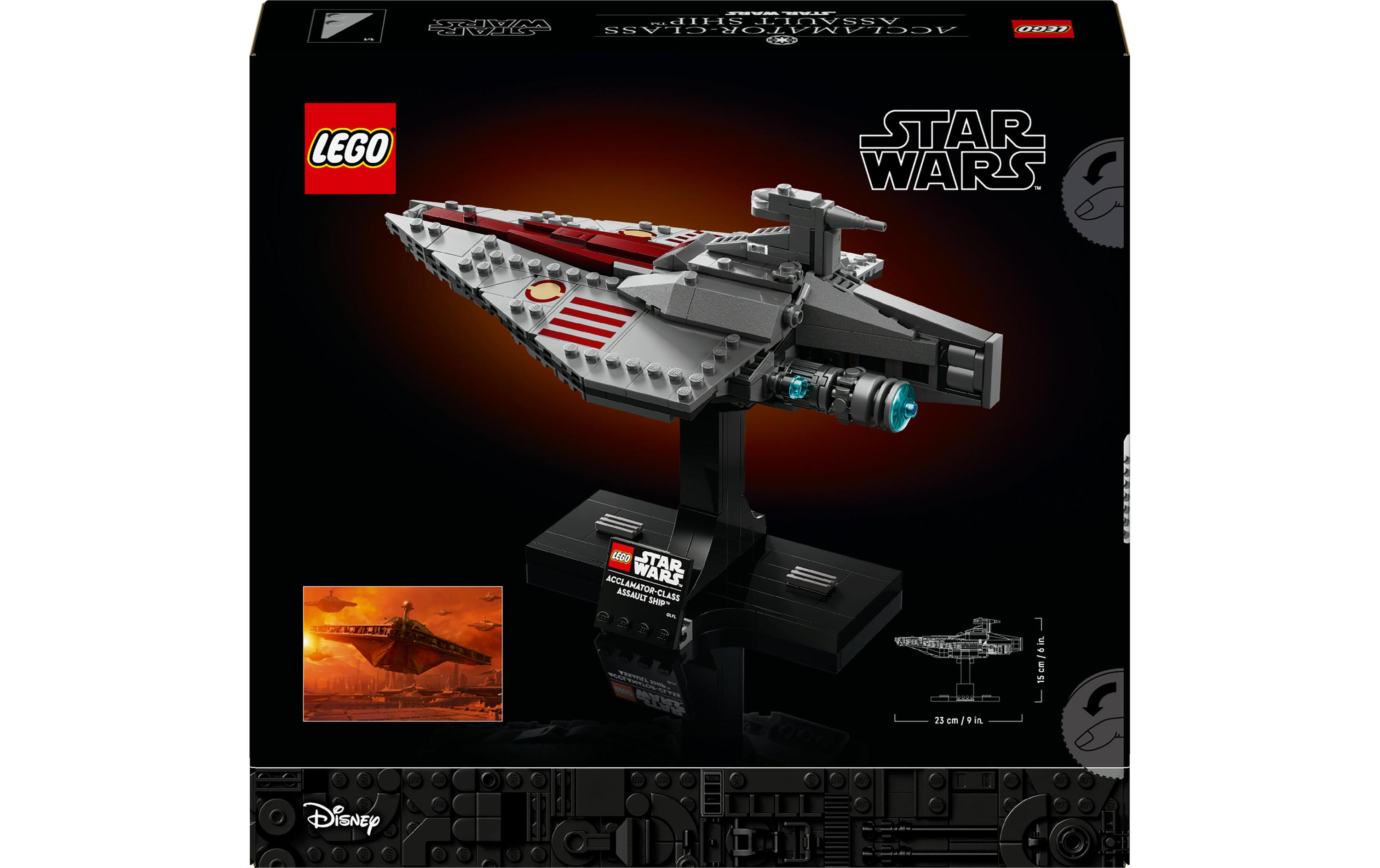 Star Wars Assault Ship der Acclamator-Klasse 75404Star Wars Set zum Sammeln für Erwachsene