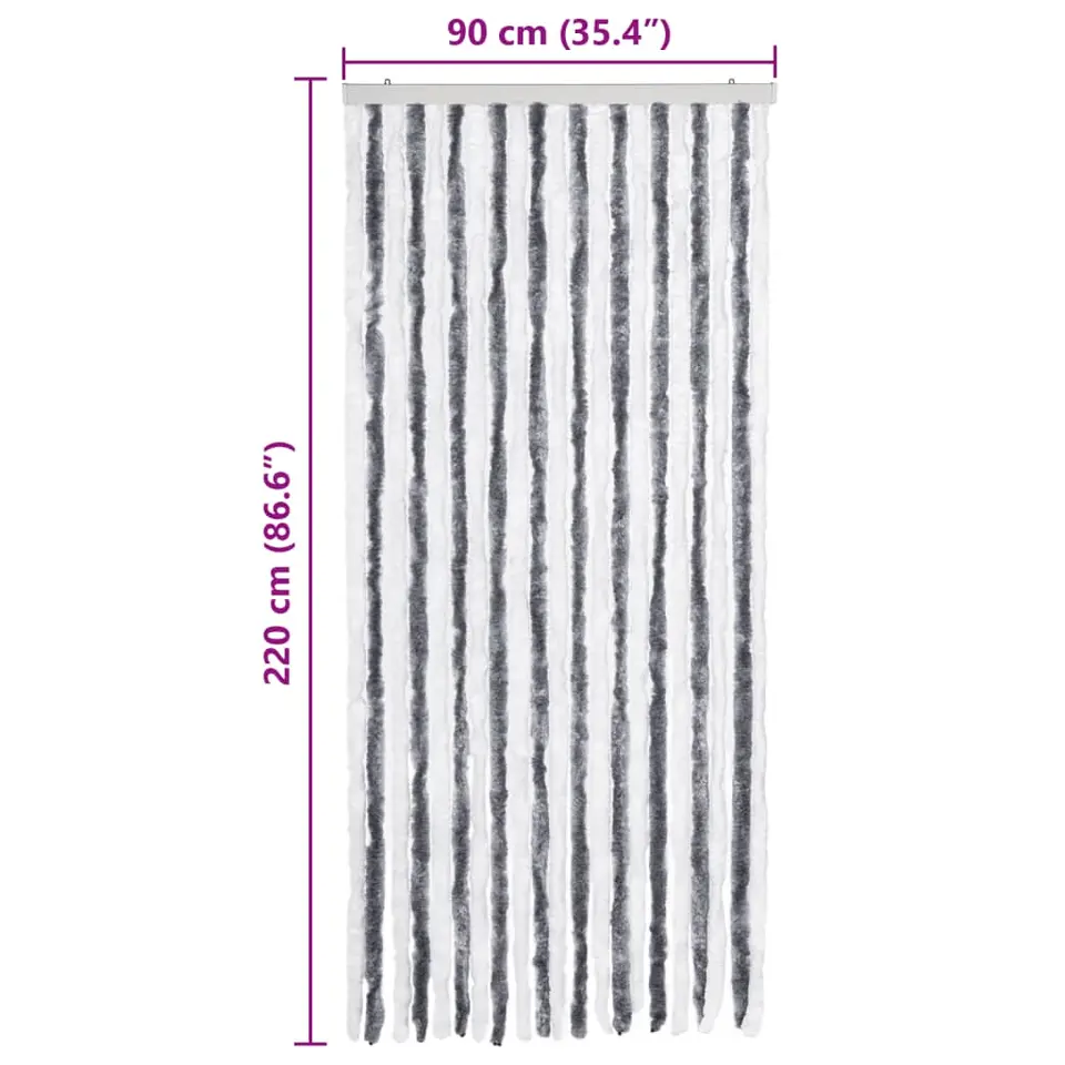 vidaXL - Multikleur - Polypropyleen - 90 x 220 cm