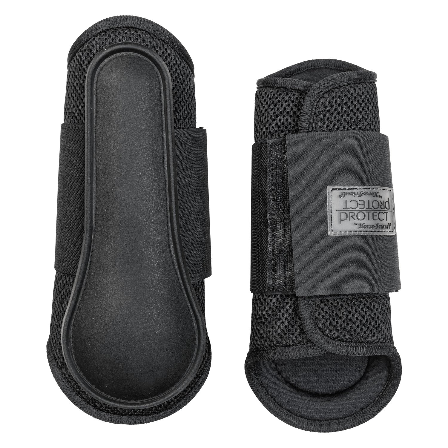 PROTECT by Horse-friends Gamaschen Mesh, vorne  - schwarz