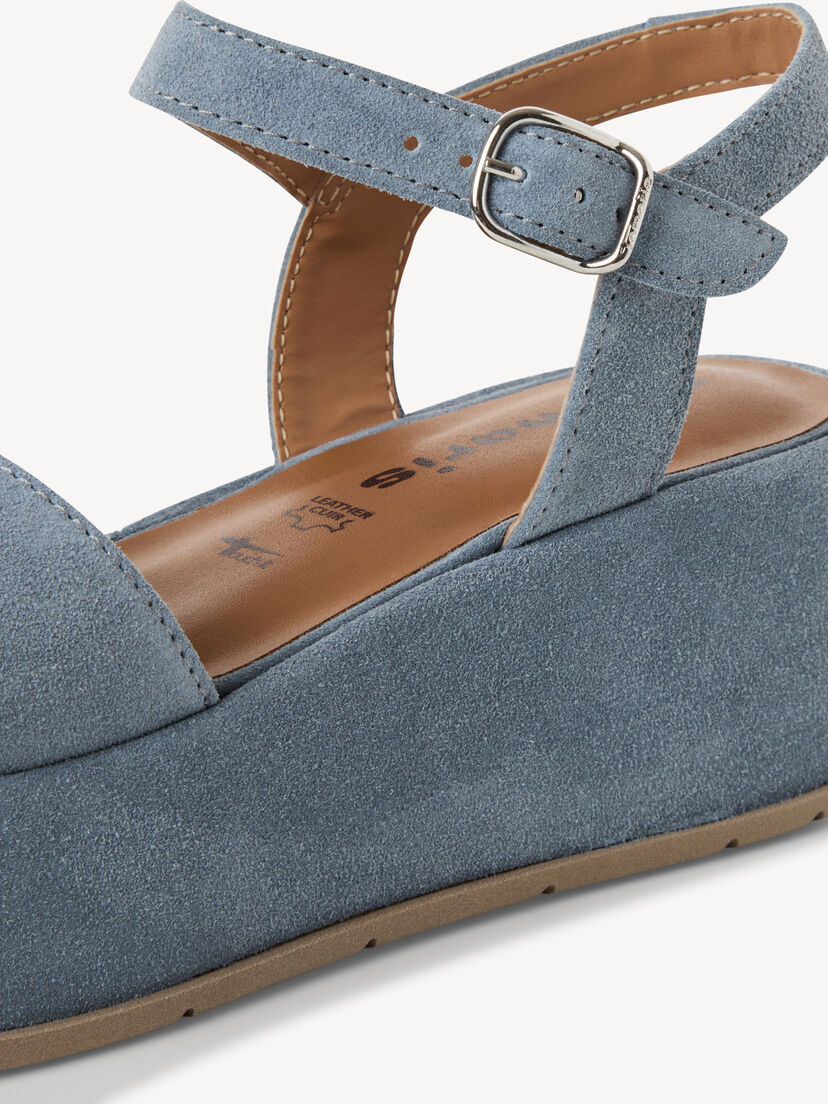 Leren Sandaaltje - blauw