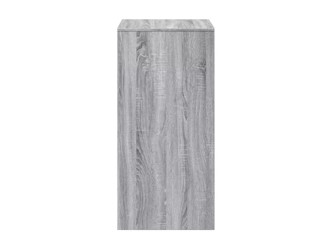 Table de bar sonoma gris 51x50x103,5 cm bois d'ingénierie