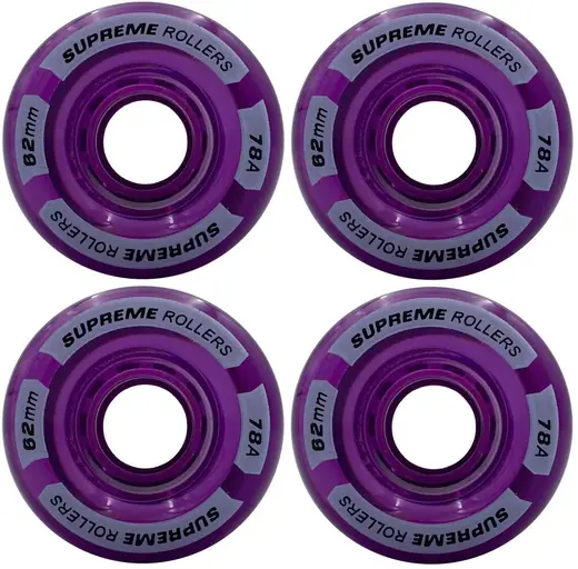 Supreme Rollers Quad Wheels 4-Pak | SkatePro