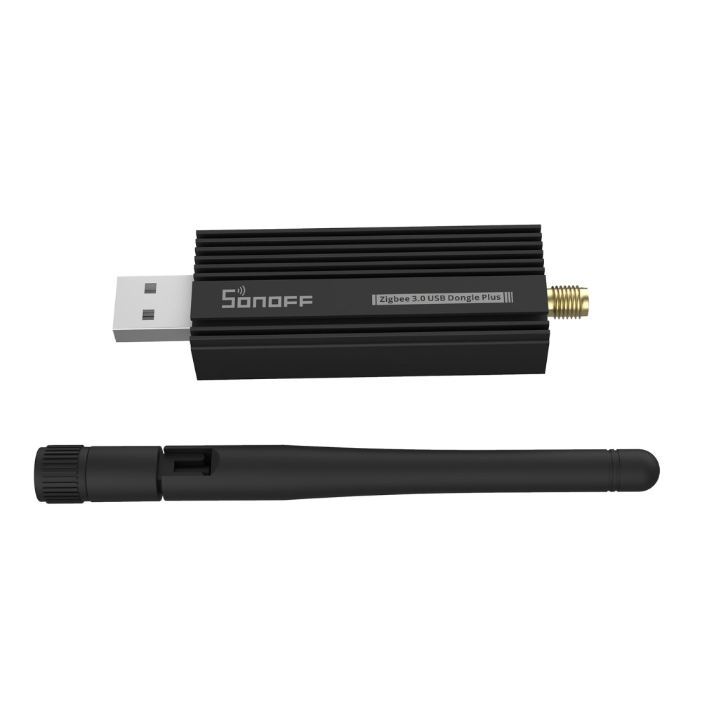 Zigbee 3.0 USB Dongle Plus (ZBDongle-E) Smart Home Multi-Mode-Gateway ZHA / Zigbee2MQTT (Windows / MacOS / Linux) - Schwarz