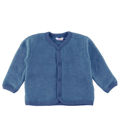 Joha Cardigan - Uld - Denim Bl?