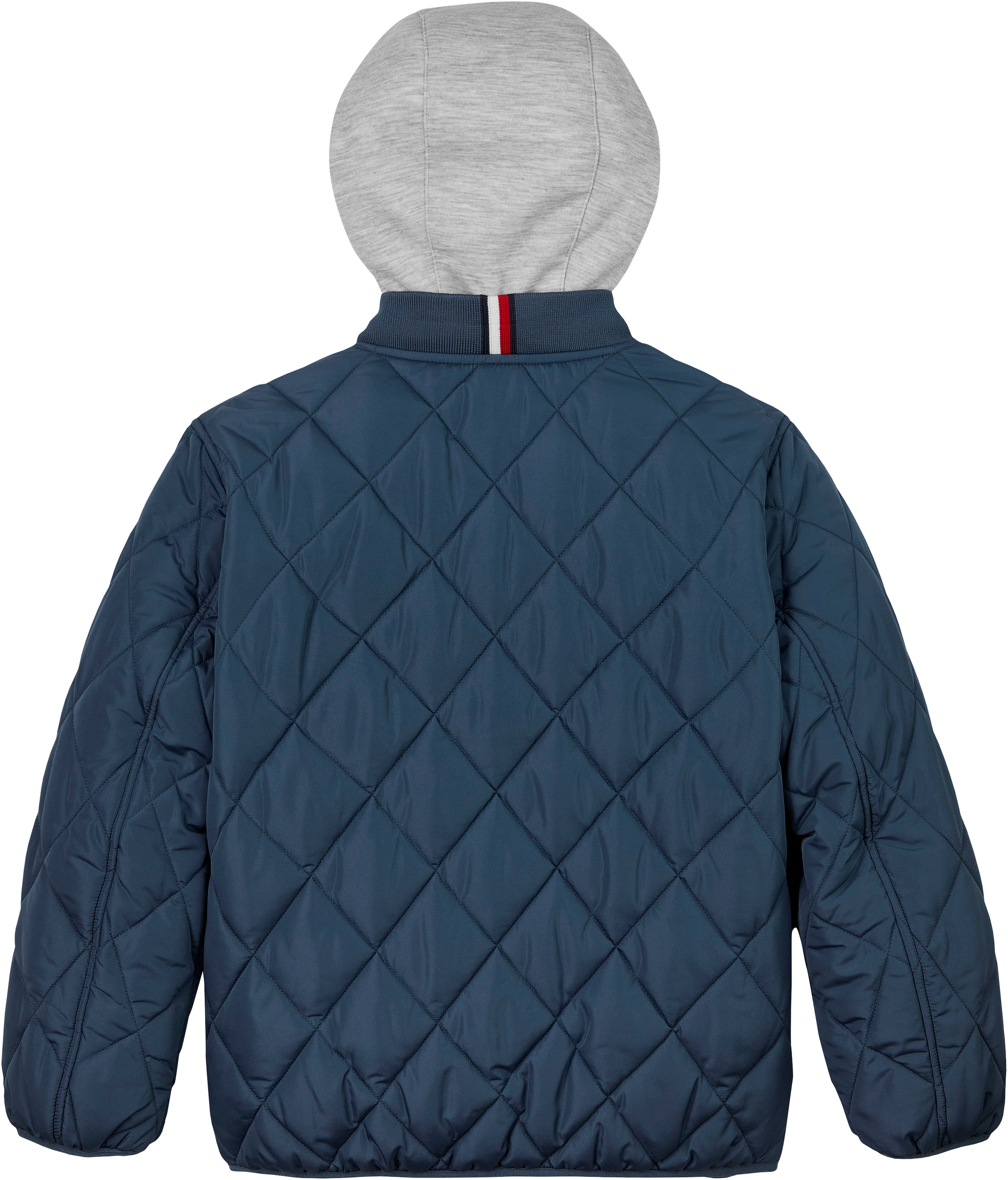 Tommy Hilfiger Outdoorjacke »LIGHT PADDED QUILTED JACKET« mit Kapuze Babys bis 2 Jahre mit Logostickerei