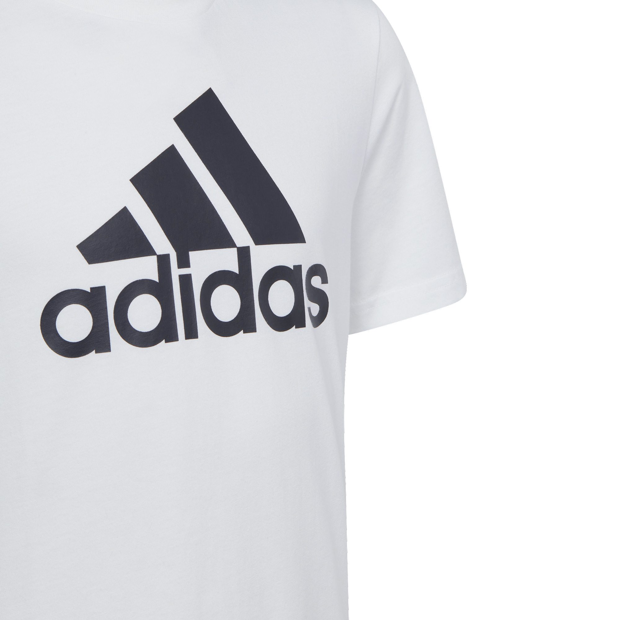 adidas Essentials Big Logo Cotton T-Shirt Kinder weiß