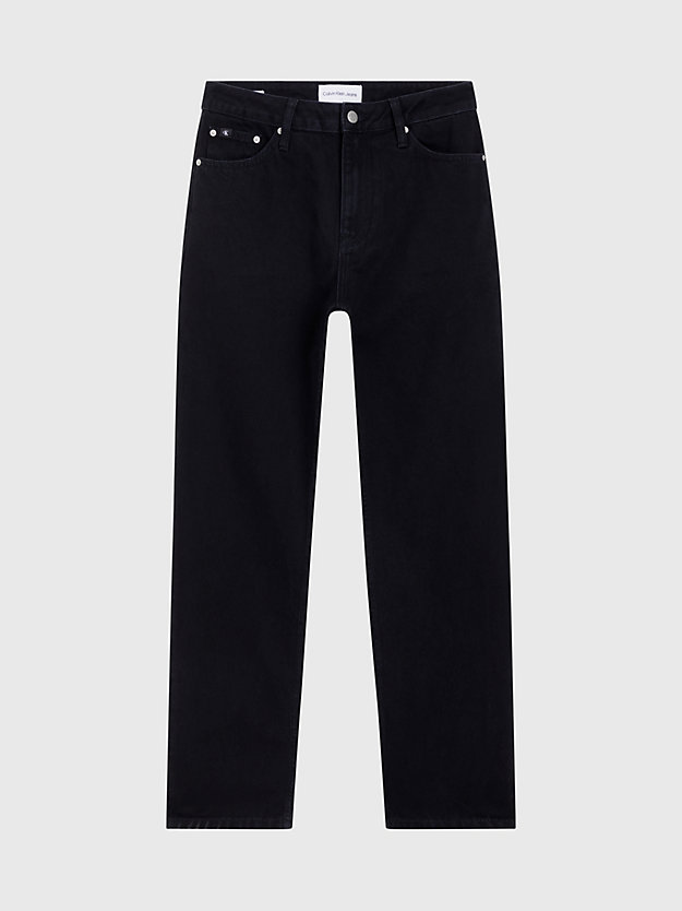 Calça jeans reta dos anos 90
