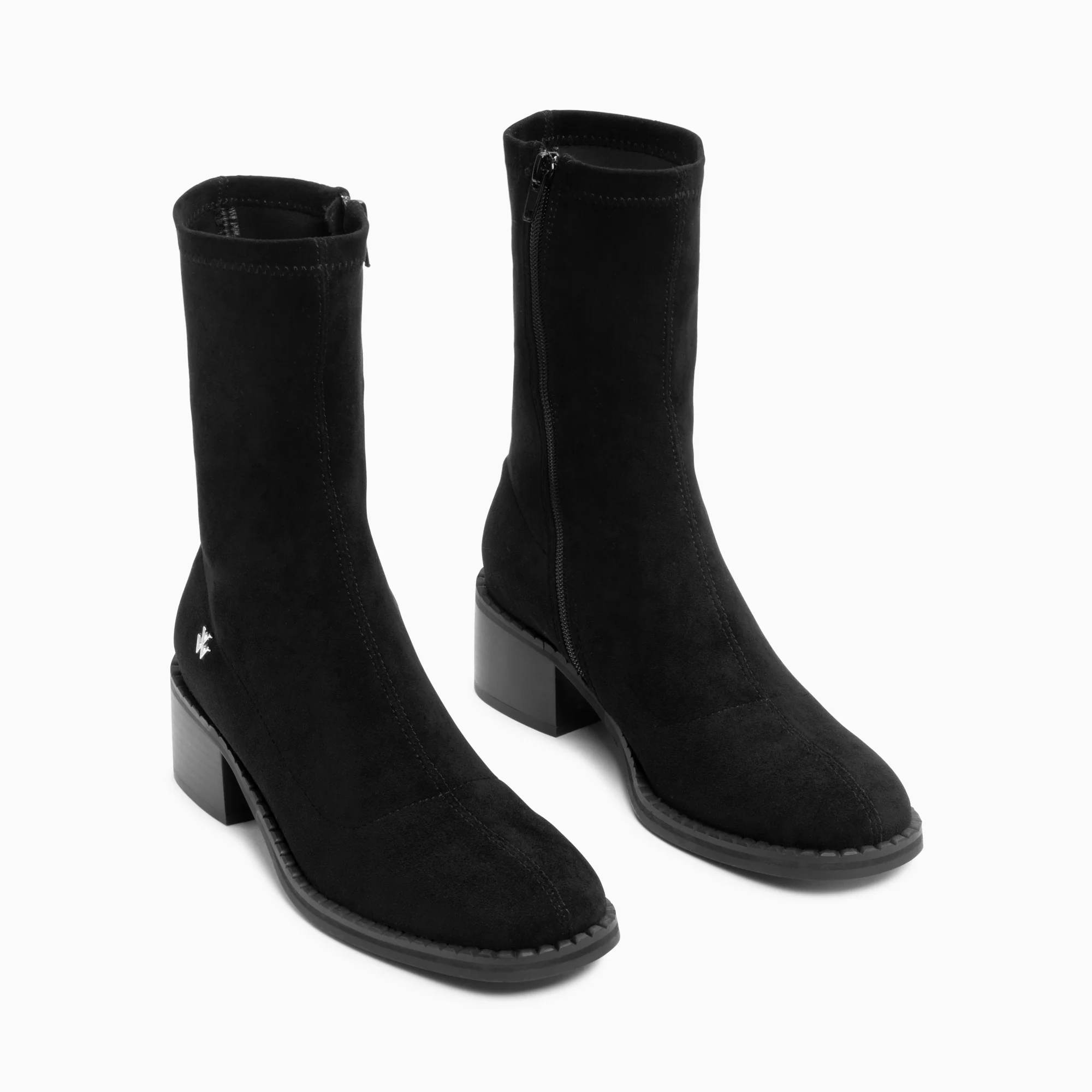 Bottines-Bottines chaussettes Bobby noires