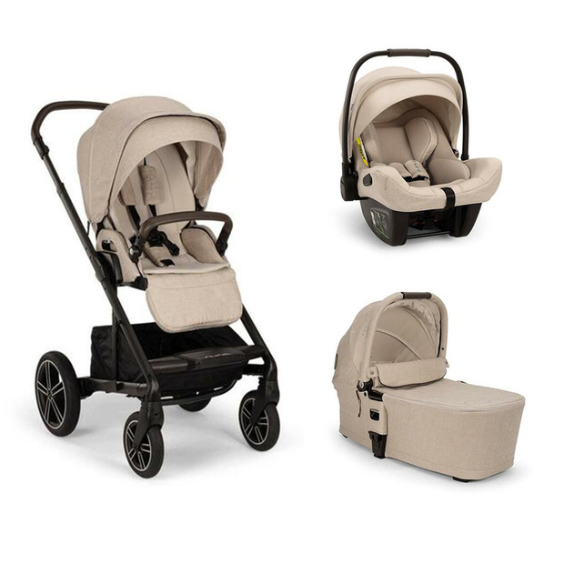 Poussette TRIO Mixx Next + Siège-auto Pipa Next + Nacelle Mixx Biscotti - NUNA